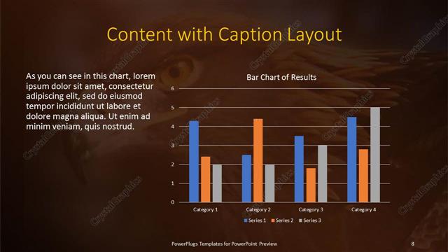 Content with Caption presentation slide layout