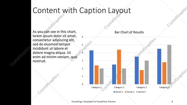 Content with Caption presentation slide layout