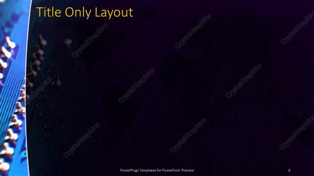 Title Only presentation slide layout