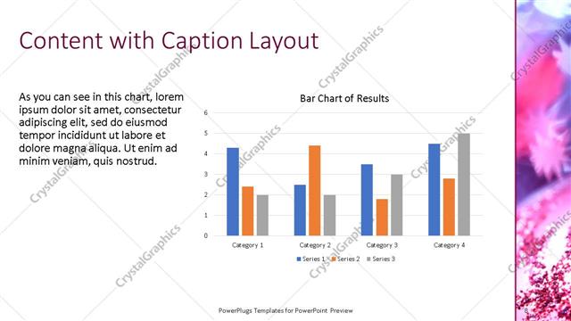 Content with Caption presentation slide layout