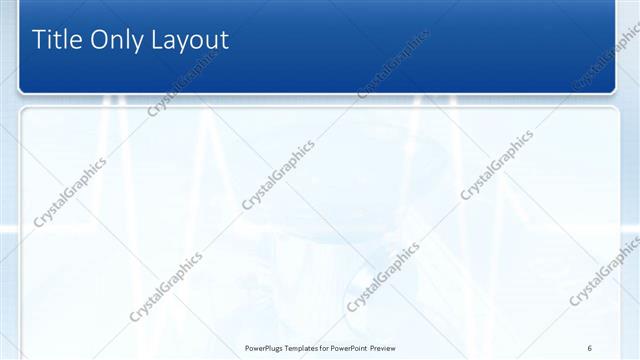 Title Only presentation slide layout