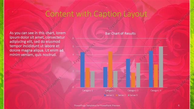 Content with Caption presentation slide layout