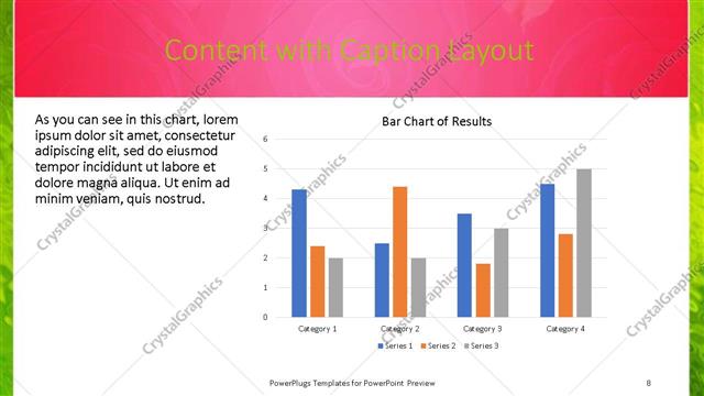 Content with Caption presentation slide layout