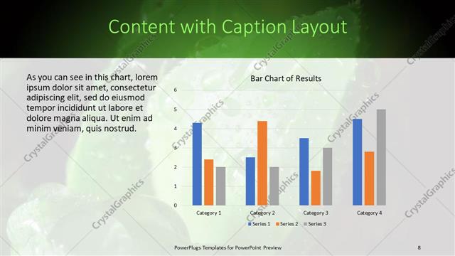 Content with Caption presentation slide layout