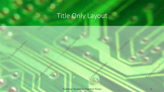 Title Only presentation slide layout