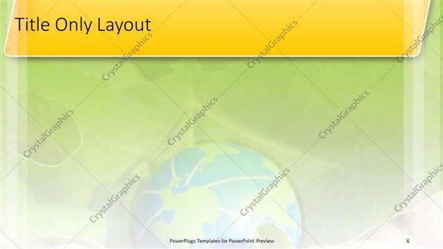 Title Only presentation slide layout