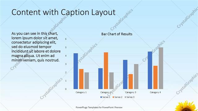 Content with Caption presentation slide layout