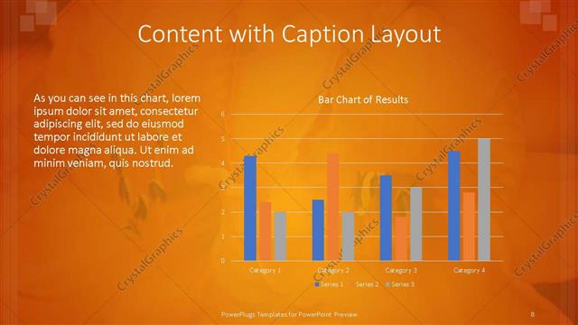 Content with Caption presentation slide layout