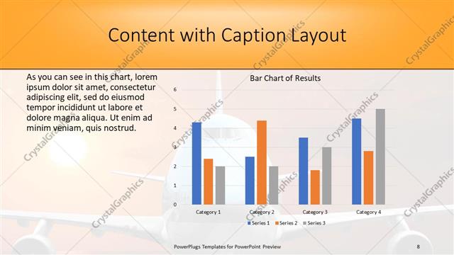 Content with Caption presentation slide layout