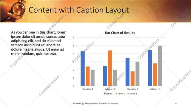 Content with Caption presentation slide layout