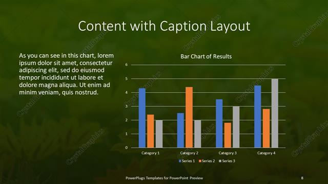 Content with Caption presentation slide layout