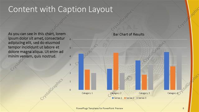 Content with Caption presentation slide layout