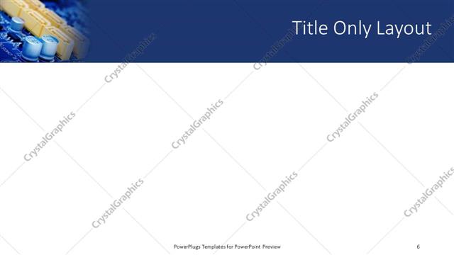 Title Only presentation slide layout