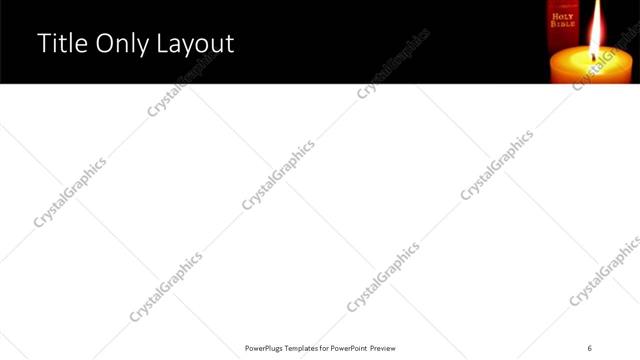 Title Only presentation slide layout