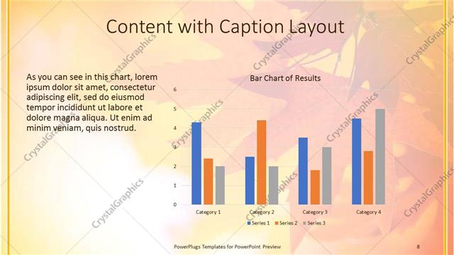 Content with Caption presentation slide layout