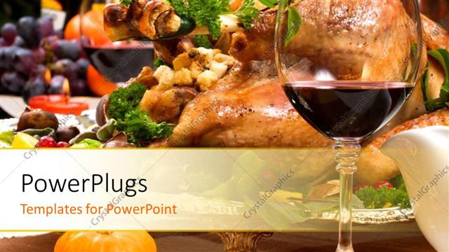  Presentation with wine - Close up view of lots of dishes and a glass with wine