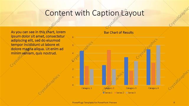 Content with Caption presentation slide layout