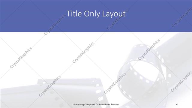 Title Only presentation slide layout