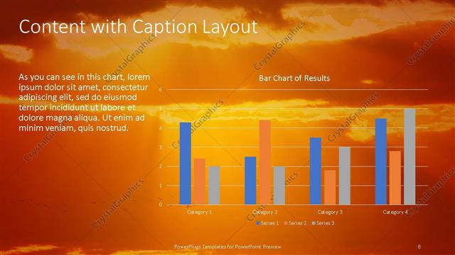 Content with Caption presentation slide layout