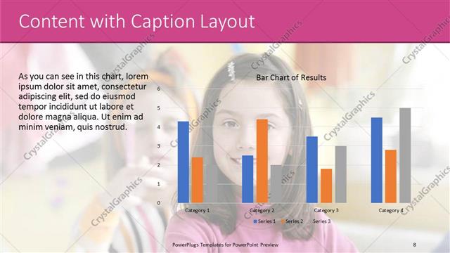 Content with Caption presentation slide layout