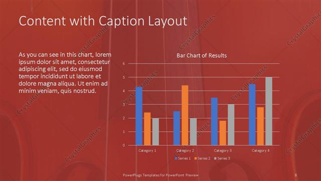 Content with Caption presentation slide layout