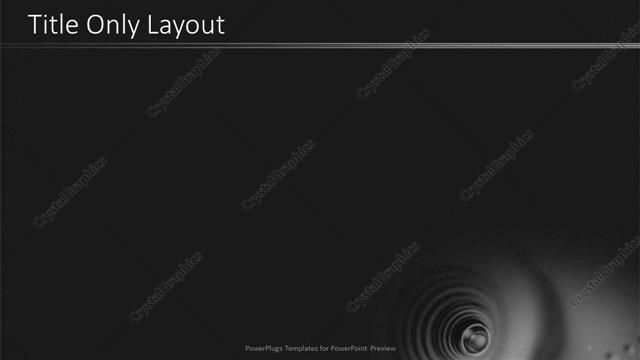 Title Only presentation slide layout