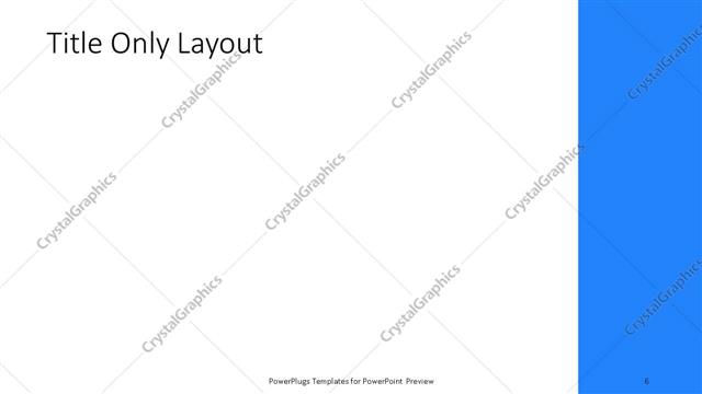 Title Only presentation slide layout