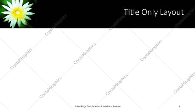 Title Only presentation slide layout
