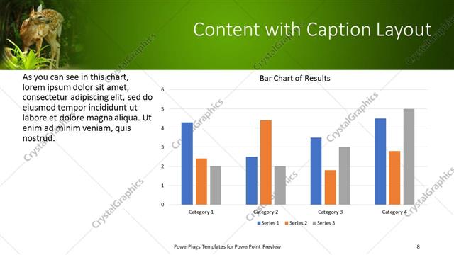 Content with Caption presentation slide layout
