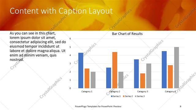 Content with Caption presentation slide layout