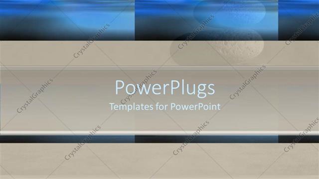  Presentation with zen - Close up of zen relaxing stones and water blue background