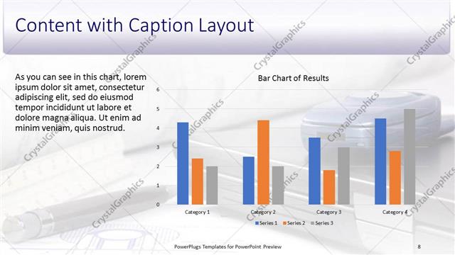 Content with Caption presentation slide layout