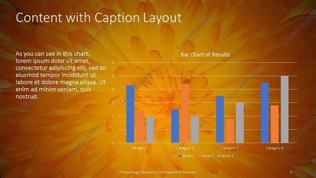 Content with Caption presentation slide layout