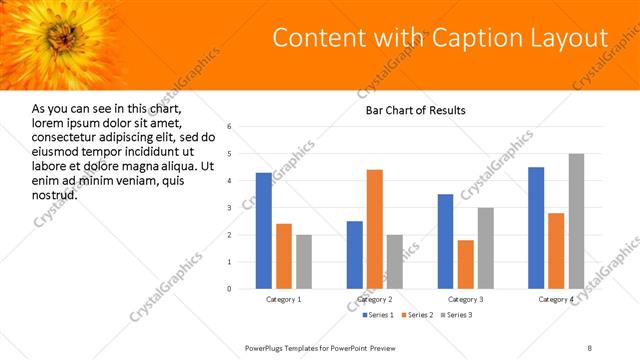 Content with Caption presentation slide layout
