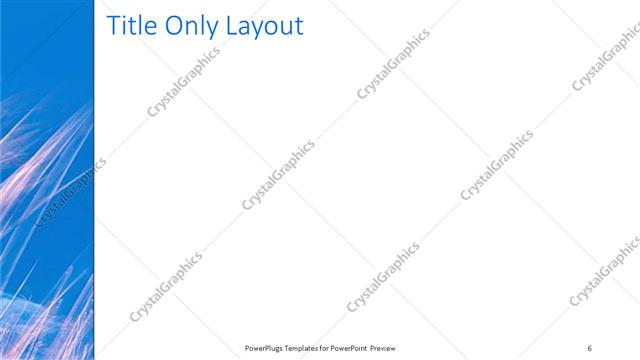 Title Only presentation slide layout