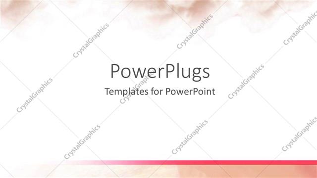  Presentation with abstract red - The clouds in the background with place for text at bottom