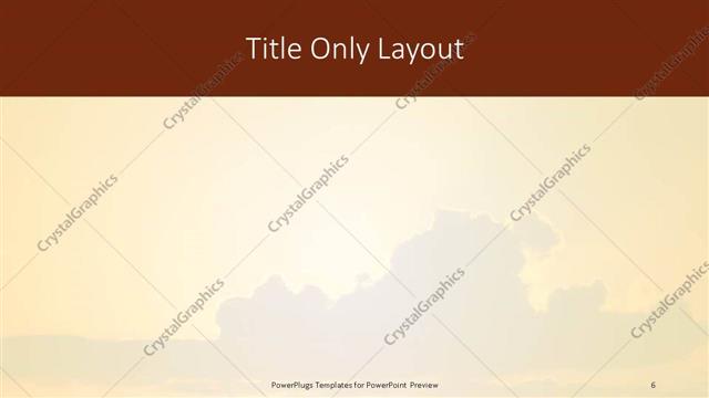 Title Only presentation slide layout