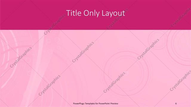 Title Only presentation slide layout