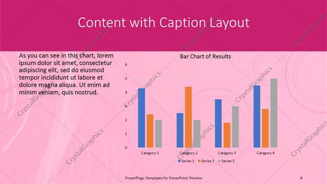 Content with Caption presentation slide layout