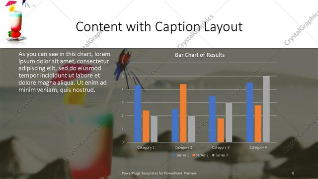 Content with Caption presentation slide layout