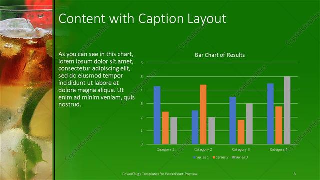 Content with Caption presentation slide layout