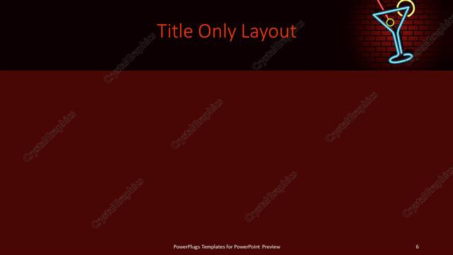 Title Only presentation slide layout