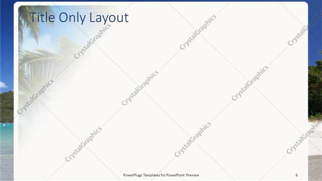 Title Only presentation slide layout