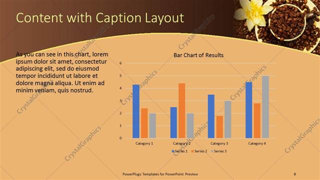 Content with Caption presentation slide layout