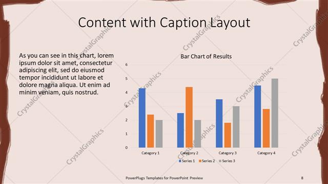 Content with Caption presentation slide layout