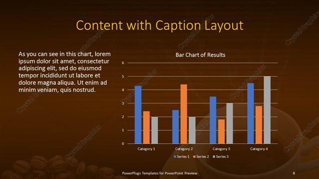 Content with Caption presentation slide layout