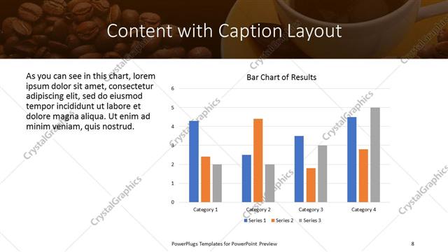 Content with Caption presentation slide layout