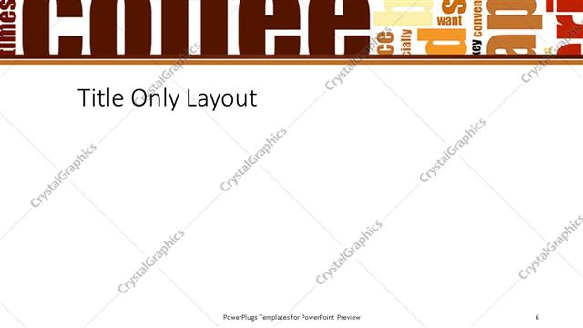 Title Only presentation slide layout