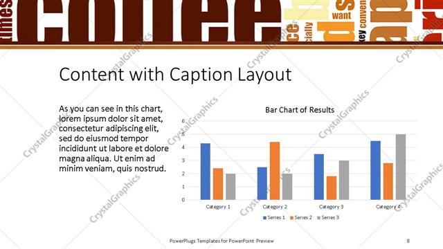 Content with Caption presentation slide layout