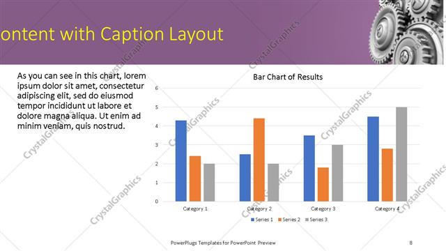 Content with Caption presentation slide layout